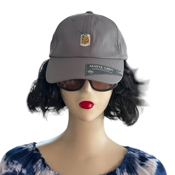 NWT Matte Grey Modern Recreation Julep Low Pro Unisex Golf Hat Athletic Cap - Picture 2 of 5